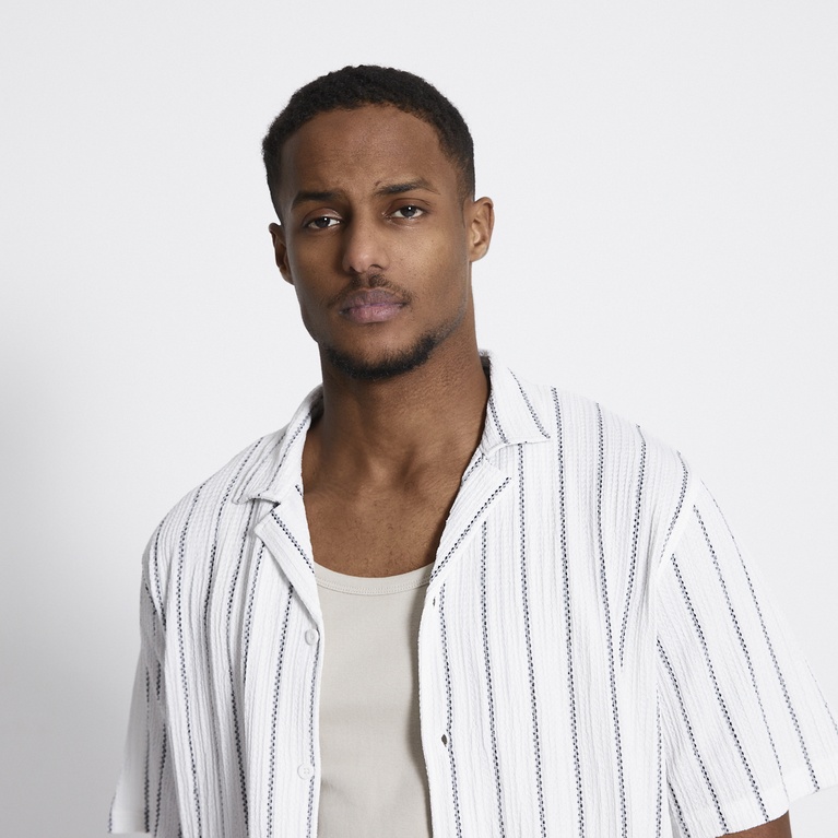 Short sleeve shirt "Steven Structure Stripe"